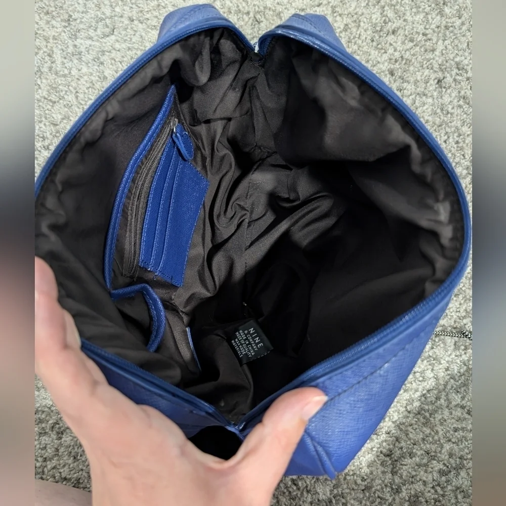 9&Co. (Nine West) Blue Satchel Bag